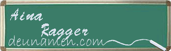 Aina Ragger Visitenkarte